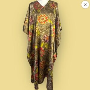 Vintage Santé Classics Floral Patterned Kaftan